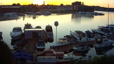 Jezioro Mikołajskie, port Cicha Zatoka