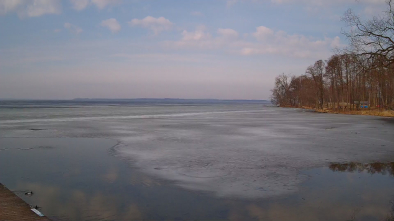 Jezioro Dargin, obraz z portu Nowy Harsz