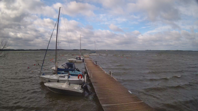 Jezioro Dargin, port Nowy harsz