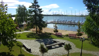 Jezioro Ryńskie, port Bocianie Gniazdo