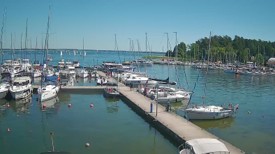 Jezioro Niegocin, Port PTTK Wilkasy