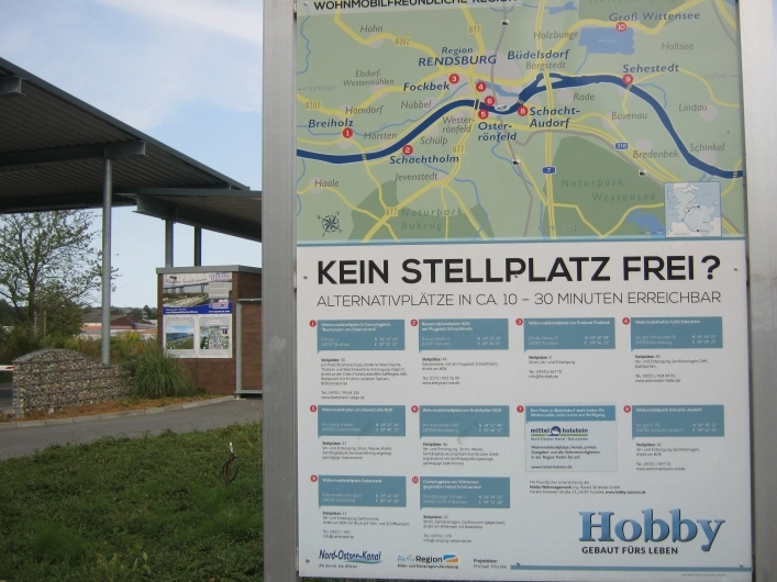 Wohnmobilhafen am Kanal-Cafe NOK - Osterrönfeld - Niemcy - zdjęcie 5