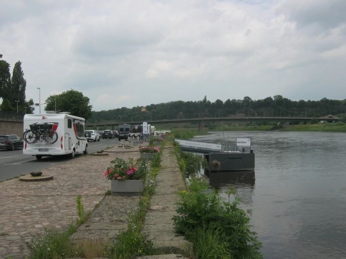 Parking dla kamperow - Meißen -Saksonia  - zdjęcie 3