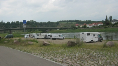 Parking dla kamperow - Meißen -Saksonia 