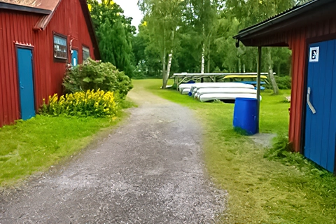 Nordländer i Åby Camping-kanoting-fiske-logi