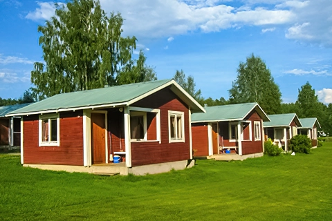 Träportens Camping i Borgsö