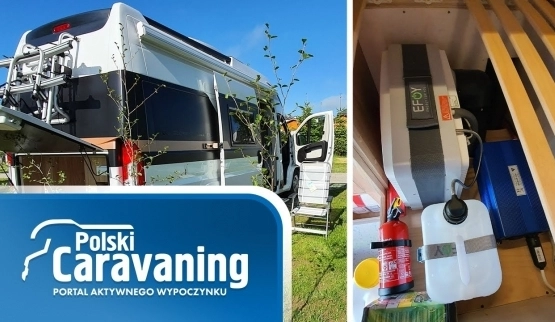Ogniwa paliwowe Efoy Comfort w kamper-vanie (polskicaravaning.pl)