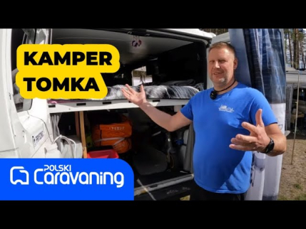 Kamper zbudowany samodzielnie przez Tomka z Grupy Karawaning Pomorski na bazie Fiata Ducato L2H1