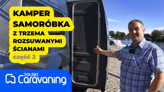 Kamper samoróbka z trzema rozsuwanymi ścianami. A self-made motorhome with three sliding walls (2)