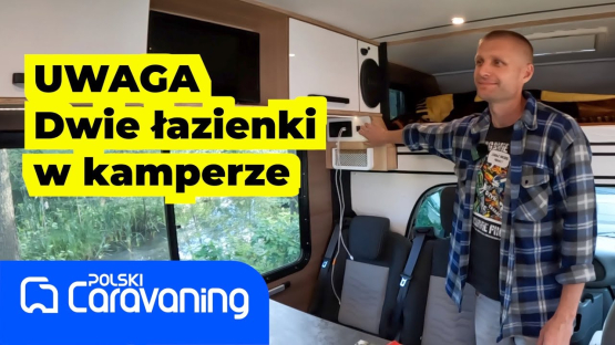 Kamper z dwiema łazienkami na bazie Ford E450 MG Campers.