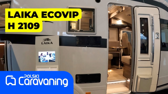 Laika Ecovip H 2109 - kamper integra klasy premium z pięknym włoskim designem.