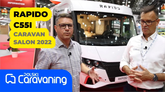 Rapido C55i to kompaktowa integra o długości ok 6,7m i zupełna nowość na Caravan Salon Duesseldorf.