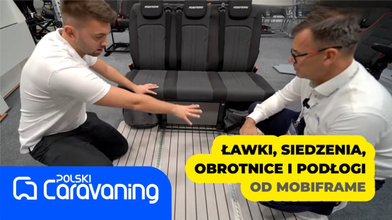 Homologowane ławki , siedzenia, obrotnice oraz podłogi do kamperów i campervanów od Mobiframe.