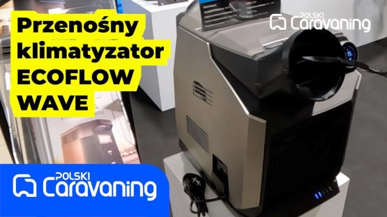 Przenośny klimatyzator Ecoflow WAVE to świetne bezprzewodowe rozwiązanie do caravaningu.