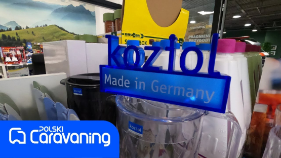 Caravaningowe akcesoria kuchenne niemieckiej marki o polsko brzmiącej nazwie- Koziol