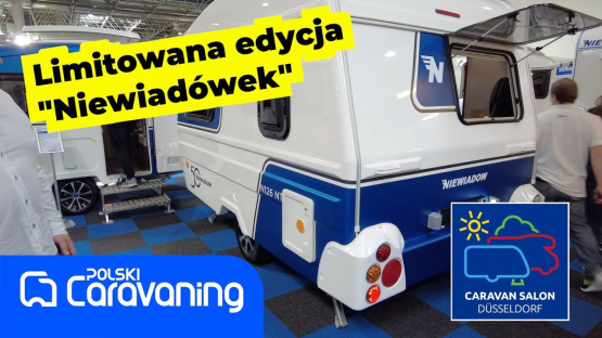 Limitowana kolekcjonerska edycja przyczep Niewiadów na targach Caravan Salon w Duesseldorfie.