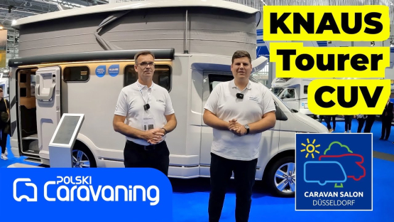 Kamper półintegra z podnoszonym dachem na bazie VW T6.1- KNAUS Tourer CUV