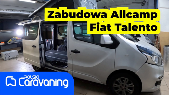 Zabudowa na bazie Fiata Talento od Allcamp.