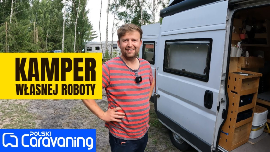 Maciej opowiedział jak szybko zbudował campervana z dostawczaka  za pomocą  systemu Cargo Clips.