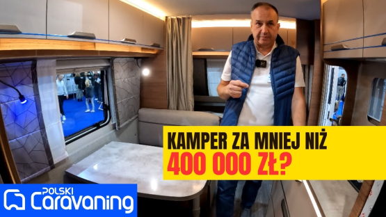 Prezentujemy kampera Knaus VAN WAVE i najtańszą rodzinną przyczepę dla 4 osób KNAUS Sport 500 KD.