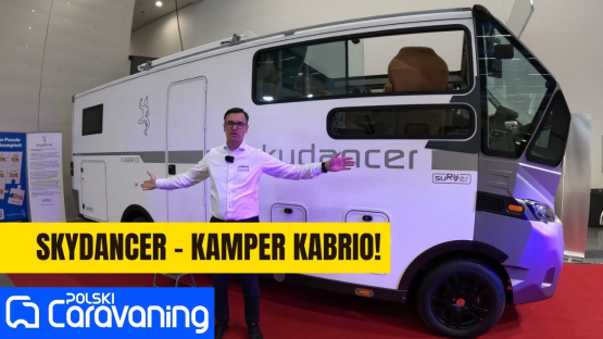 Skydancer to jedyny na świecie kamper cabrio.
