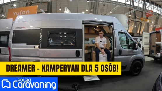 Nowość Dreamer CamperFIVE ADDICT to #campervan dla 5 osób do jazdy i do spania.