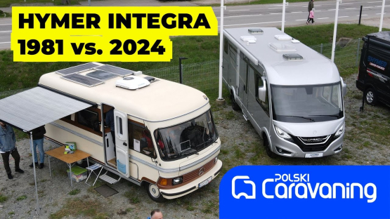 Który kamper jest lepszy. Porównujemy Hymer Integra 1981 z Hymer Integra BMC-I680 z 2023.