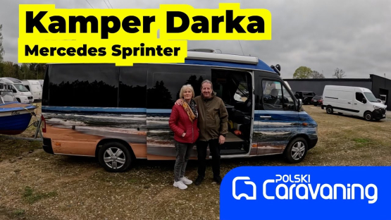 Campervan Darka na Mercedesie Sprinterze za 55 tyś złotych