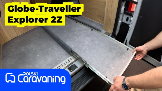 Przemyślany campervan dla dwóch osób- Globe-Traveller Explorer 2Z na bazie Fiata Ducato za 539 tyś.