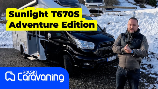 Kamper Sunlight T670S Adventure Edition na bazie Forda Transita- test w warunkach zimowych