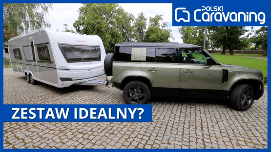 Ogromny zestaw Land Rover Defender X-Dynamic HSE 110 i Dethleffs Nomad