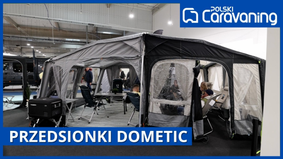 Dmuchane przedsionki do przyczep i kamperów marki Dometic