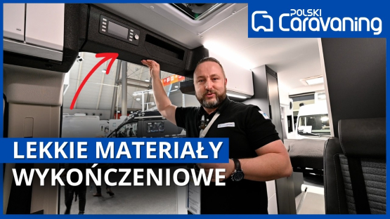 Campervan Adria Twin Sports - funkcjonalna zabudowa i stonowana kolorystyka