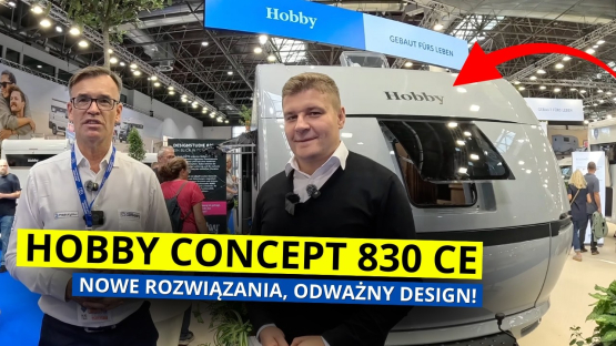 Koncepcyjna przyczepa Hobby Concept 830 CE