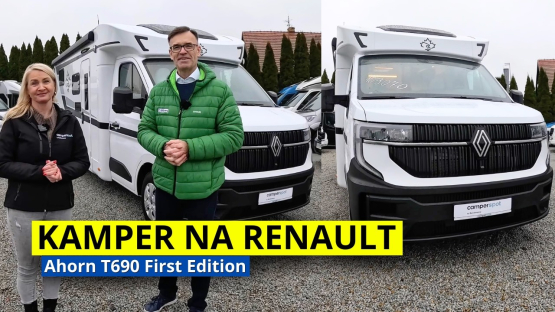 Ahorn Camp T690 — 7-metrowy kamper na Renault Master z automatem