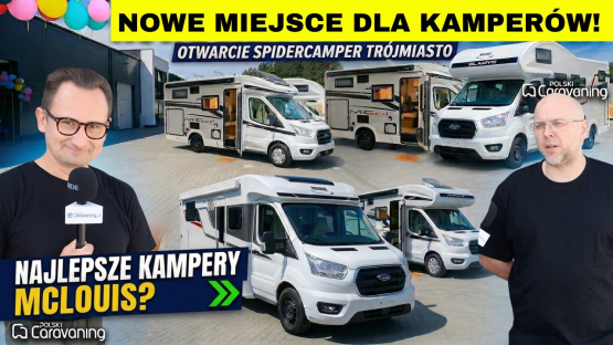 Nowy salon SpiderCamper w Trójmieście! Sprawdzamy kampery McLouis