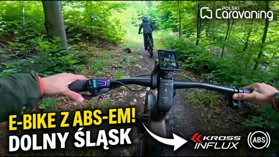 Test Kross Influx Hybrid 6.0 — Rower elektryczny z ABS na Dolny Śląsk!