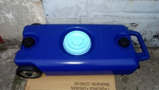                         Zbiornik na wodę na kółkach, Aquamobil, 35 L przyczepa, kamper, camper - zdjęcie 5
                        