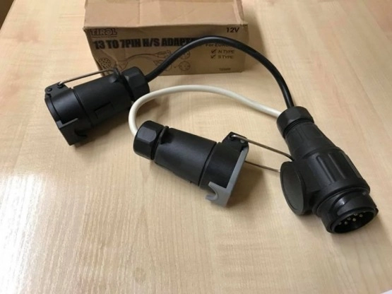                         Sprzedam przejściówkę z 13 pin na 2x7 do przyczepy Angielskiej 90 zł, nowa - zdjęcie 5
                        