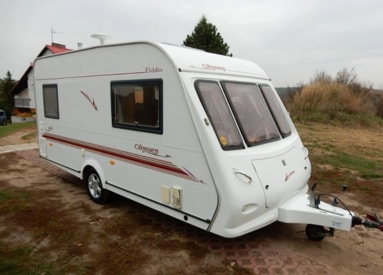                         Elddis Odyssey 2002 rok, nowy model, duży przedsionek z dostawkami, zarejestrowana w PL, czysta, zadbana - zdjęcie 1
                        