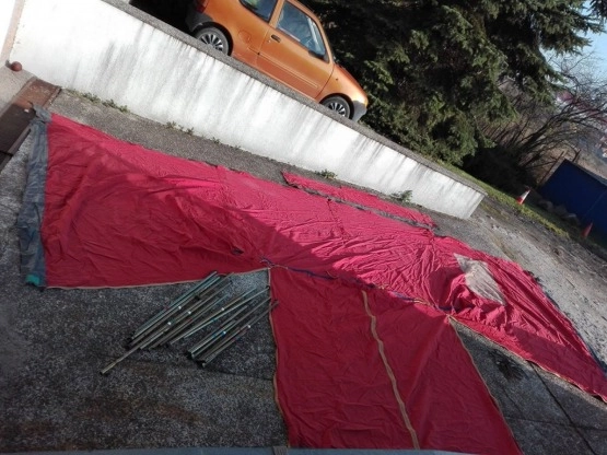                         Kemping Szrot Przedsionek do przyczepy zabytkowej Okazja!! - zdjęcie 2
                        