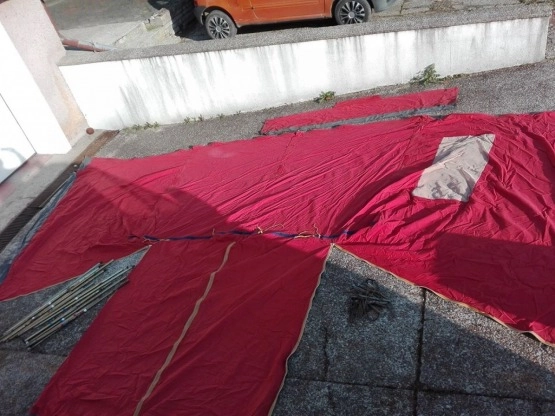                         Kemping Szrot Przedsionek do przyczepy zabytkowej Okazja!! - zdjęcie 3
                        