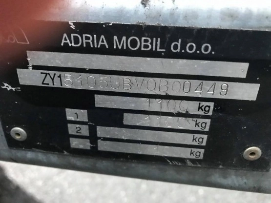                         Adria Unica 461 dla 6 osób, z przedsionkiem. DMC 1100 kg - zdjęcie 15
                        