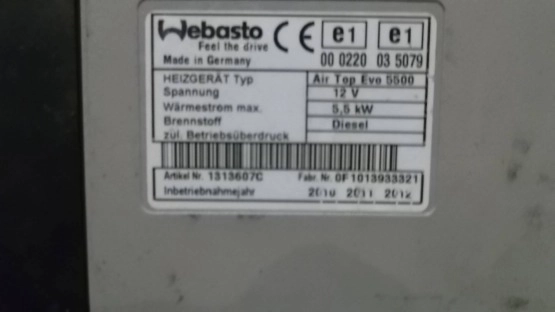                         WEBASTO AIR TOP EVO 5500 12V - zdjęcie 3
                        