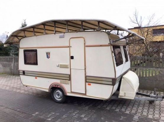                         TABBERT 4000 zgrabna przyczepa jak nowa, 1980 rok, 3-4 os. + PRZEDSIONEK z dostawką - zdjęcie 1
                        