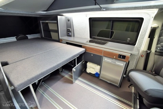                         Volkswagen T6 r.2018 wersja long – zabudowa kamper flex - wynajem, Kraków - zdjęcie 10
                        