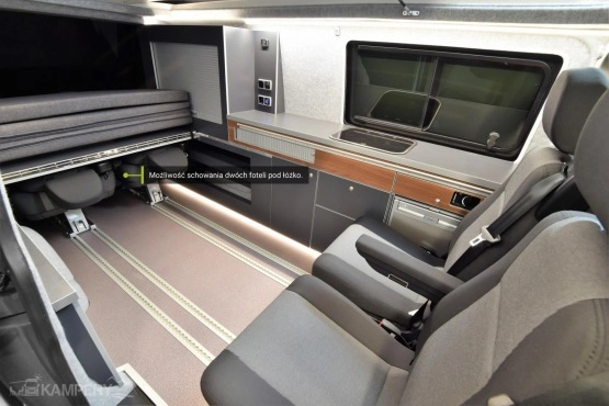                         Volkswagen T6 r.2018 wersja long – zabudowa kamper flex - wynajem, Kraków - zdjęcie 16
                        