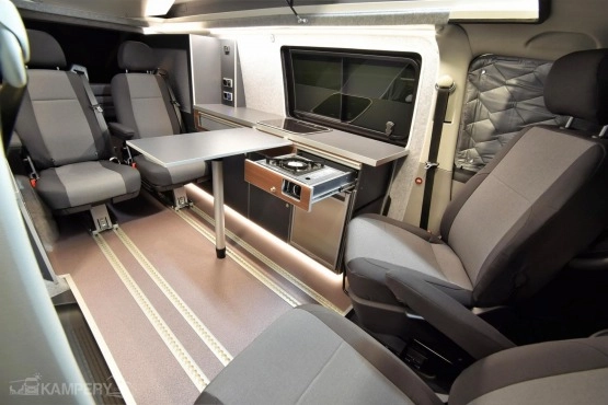                         Volkswagen T6 r.2018 wersja long – zabudowa kamper flex - wynajem, Kraków - zdjęcie 19
                        