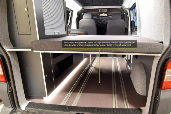                         Volkswagen T6 r.2018 wersja long – zabudowa kamper flex - wynajem, Kraków - zdjęcie 2
                        