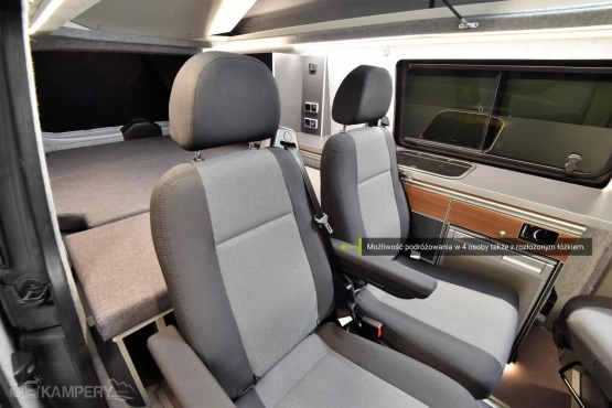                         Volkswagen T6 r.2018 wersja long – zabudowa kamper flex - wynajem, Kraków - zdjęcie 9
                        